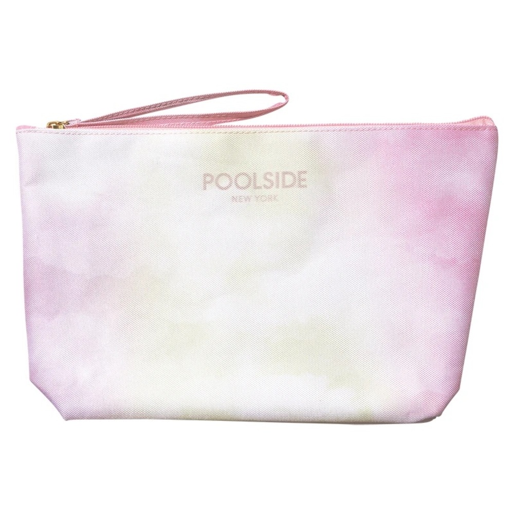 Poolside New York Pink and Yellow Tie Dye Pouch